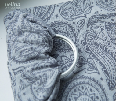 Слинг с кольцами Velina, Grey Paisley