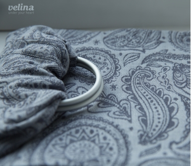 Слинг с кольцами Velina, Grey Paisley