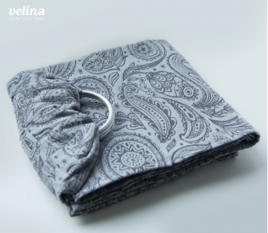 Слинг с кольцами Velina, Grey Paisley