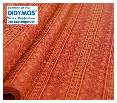 Слинг-шарф Didymos, Indio Rubin-Mandarine (рубин-мандарин)