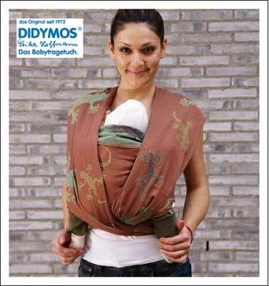 Слинг-шарф Didymos Gekkos Macchia (ящерицы)