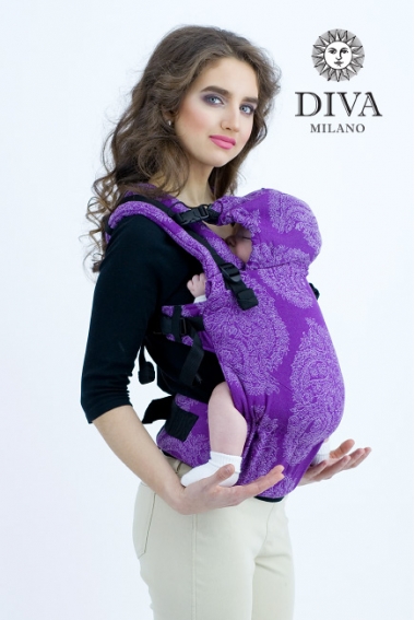 Эрго-рюкзак Diva Essenza Viola Linen One!