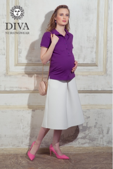 Топ для кормления Diva Nursingwear Polo, цвет Viola