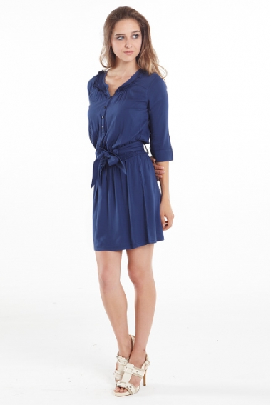 Платье-туника для кормящих "Weekend Shirtdress", Navy