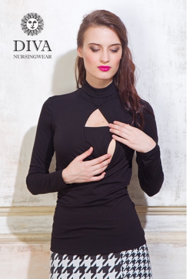 Топ для кормящих и беременных Diva Nursingwear Maura, Nero