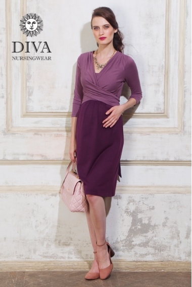 Платье для кормящих и беременных Diva Nursingwear Ornella, Lavanda