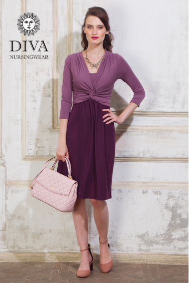 Платье для кормящих и беременных Diva Nursingwear Ornella, Lavanda