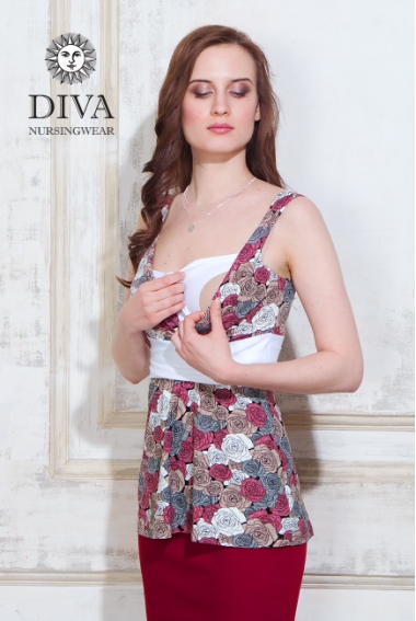 Топ для кормящих и беременных Diva Nursingwear Alba, Rose