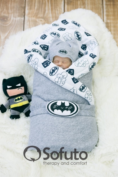 Комплект на выписку холодная зима, Baby Batman (7 предметов)